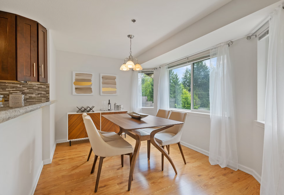 Hardwood flooring in a house